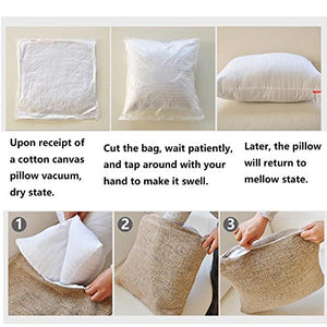 CJC Cuscini Schienale in Tessuto Biancheria da Letto Federa Comoda Sedia da Campeggio Casa Decorativa Custodia Regali 45cm x 45 cm (Colore : T2, Dimensioni : Filling Feather Velvet)
