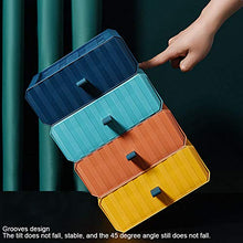 Organizer da tavolo Scatola portaoggetti Cassetto 4 pezzi Cassetto portaoggetti in plastica Organizzazione scrivania Cassetti portaoggetti impilabili Set per accessori per ufficio a casa Gioielli e me