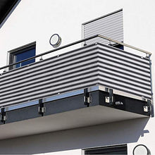 WXQIANG Balcone Backyard Recence Screen Privacy Protezione solare Tessuto HDPE resistente alle intemperie con orlo e fissi rinforzati for terrazze, campi da gioco Protezione solare, isolamento termico