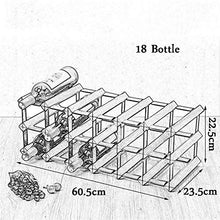 Classico 3 Tier bottiglia di vino di legno autoportanti Barilotto di vino Rack supporto metallico in acciaio Legno Cabinet |Robusto stile dell'annata Bottle Holder |Vino Armadio magazzino |Bottiglie d