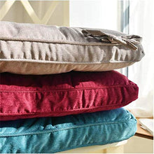Pillowcase Cuscino per Sedile Quadrato Cuscino per Sedia per Studenti Cuscino per Sedia da Ufficio Cuscino per Sedile Imbottito Spesso Cuscino per Sedia 1 Pezzo 43 X 43 Rosso Vino
