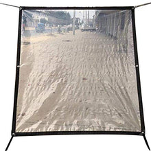 ZXHQ Telone Giardino Impermeabile 4x4m, Teloni Impermeabili Occhiellati Trasparenti, Telo di Protezione Trasparente Multiuso Resistente UV per Gazebo Balcone Camper