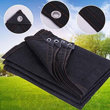 MVNZXL Copertura in Rete ombreggiante 4x5m, Tessuto per la Protezione Solare in Rete con Paralume Nero al 90% con Bordi Perforati per la Protezione dai Raggi UV in Giardino