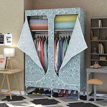 HWG Armadi di Tela Armadi in Tessuto Armadio Cameretta, con Cerniera E Aste per Appendere per Guardaroba, Camera da Letto, Studio, Robusto E Stabile,A