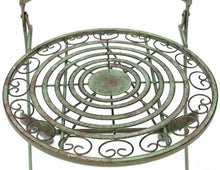DanDiBo Sedia Sedia da Giardino Malaga 12185 Sedia Pieghevole 92cm in Metallo - Ferro battuto