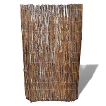 vidaXL Recinzione Barriera Protezione Palizzata Staccionata Perimetro Steccato Recinto Muro Esterno Pannelli Rete in Salice 300x120 cm
