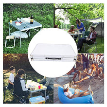 DAUERHAFT Portatile all'aperto Tavolo Pieghevole Mobili Forniture Resistenza Durevole, per Barbecue