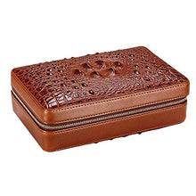 ZYING Desktop Cigar Humidor Cigar Box di stoccaggio Versatile Strong Seal Resistente all'Usura è Molto Adatto for Viaggi (Color : Brown)