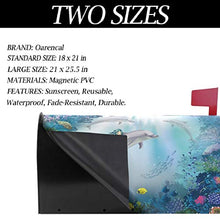 Delfini Sirena Pesce Colorato Animale Subacqueo Mondo Mailbox Copre Magnetico Giardino Cantiere Casa Decor Dimensioni Standard 53,3 cm x 45,7 cm