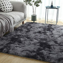Rughe Finte di Pelle di Pecora, Camera da Letto Spessa Soggiorno Soggiorno rug Tappetino per Pavimenti Anti Fatica Pieghevoli Stuoie di Cuscino Materasso Tatami-Grigio Scuro 80x200cm(31x79inch)