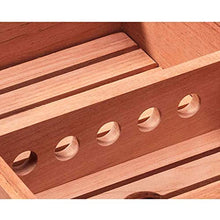 ZLMMY Cedar Cigar Humidor - Portable Pine Cigar Cabinet Grande capacità a Due Cigar Humidor