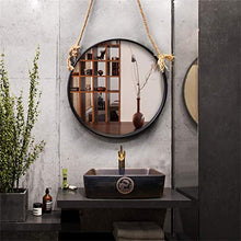 HEZHANG Specchio da Bagno a Muro per Lavabo in Ferro Battuto