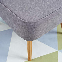 XJLLOVE Divano, ostrica Grigio con Schienale Accento Informale con legs51cm Naturale * 45cm.