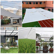 ALGFree Vele Parasole Giardino Bianca Rettangolo 90% Parasole Vela per Gazebo Baldacchino Pergola Terrazza All'aperto Interno (Color : White, Size : 1x4m)