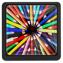Penna arcobaleno 3 PCS Pomelli per Porta, Pomolo per Mobile, Pomelli per Mobili con Viti, Maniglia per Armadietto, Pomelli per Porta, Pomelli per Cassetti per Porta, Armadio, Cassetto e Credenza