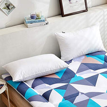 Huan Stile Giapponese Doppio Materasso Singolo, Pieghevole dormitorio, futon Piano Materasso, soffice e Traspirante Tatami Pieghevole futon Spessore 5 Centimetri (Size : 90X200CM)