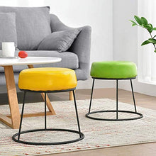 Sgabello da bar, impilabile, per il trucco, per la casa, in ferro battuto, sgabello da salotto per adulti, semplice sgabello basso, altezza 36/46 cm, adatto per soggiorno, bar, caffetterie