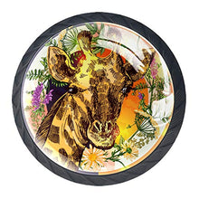 giraffa (2) 4 PCS Pomelli per Porta, Pomolo per Mobile, Pomelli per Mobili con Viti, Maniglia per Armadietto, Pomelli per Porta, Pomelli per Cassetti per Porta, Armadio, Cassetto e Credenza
