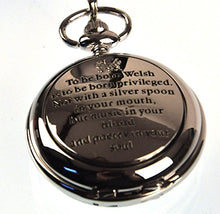 'Born Welsh' reloj de bolsillo