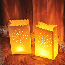 ARTFFEL Vola 20Pcs Candela Borsa Resistente alla Fiamma Lanterna Luce Hollow Borse Candela Sacchetti Tealight Sacchetti for la Festa Nuziale .Compleanno (Color : Style 1)