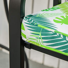 Outsunny Set di 2 Cuscini per Dondolo e Panchine in Poliestere per Arredamento da Esterno e Casa, 120x50x5cm Verde