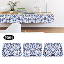 Nimomo Adesivo per Piastrelle in Ceramica - 30 Pezzi/Set Adesivo per Piastrelle in Ceramica Adesivo Antiscivolo Impermeabile per Pavimento da Parete del Bagno della Cucina 10x10 cm
