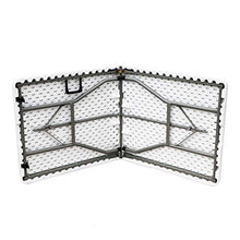 soges Tavolo da Giardino,Tavolo Pieghevole da Giardino,Scrivania Bianca,Portatile da Tavolo,Pieghevole,Con maniglia,Facile da Trasportare,Adatto per Picnic,Barbecue,Campeggio