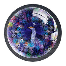 pavone (2) 4 PCS Pomelli per Porta, Pomolo per Mobile, Pomelli per Mobili con Viti, Maniglia per Armadietto, Pomelli per Porta, Pomelli per Cassetti per Porta, Armadio, Cassetto e Credenza