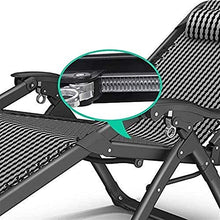 Sedie reclinabili per sedie reclinabili, chaise longue pieghevoli, resistenti, regolabili, a gravità zero, per esterni, spiaggia, patio, supporta 150 kg