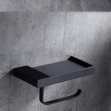 FAGavin Materiale di Rame Americano Nero Vernice Portasciugamani Bagno Ripiano Superiore Dimensioni 17,8 Centimetri * 13,8 Centimetri * 2 WC Portacappelli