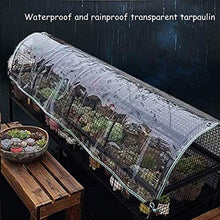 JXQ - Telone impermeabile resistente, impermeabile, per piante e giardini (0,55 mm/450 g/m²) (dimensioni: 1,8 x 5 m/5,9 x 16,4 piedi)