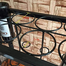 Portabottiglie In Vetro In Ferro Battuto Paese Americano Portabicchieri In Vetro Creativo Portabicchieri A Sospensione Portabottiglie A Soffitto Facile Da Installare Stoccaggio, 100 * 25C, 100 * 25C