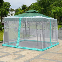 Gymqian Schermo da Tavolo da Tavolo da Tavolo da Ombrello Zanzare da Giardino Zanzarina per Campeggio, Baldacchino - Bianco L300 X W300 X H230Cm Elastico e traspirante