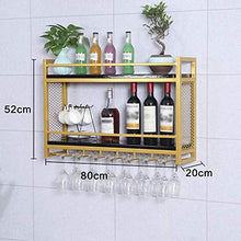 XZPENG - Portabottiglie per Vino, in Ferro battuto, a Doppia Parete, da Appendere alla Parete, Ideale Come Decorazione per la casa, per Vino, 6 Tipi, Nero + Bianco, A