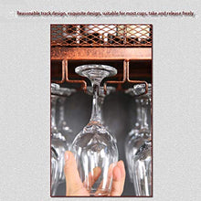 Elegante Portabottiglie da Vino Portabottiglie Rovesciato, Portabottiglie Europeo Creativo Appeso, Portabottiglie da Parete Industriale, HJJ, Bronzo, 60CM