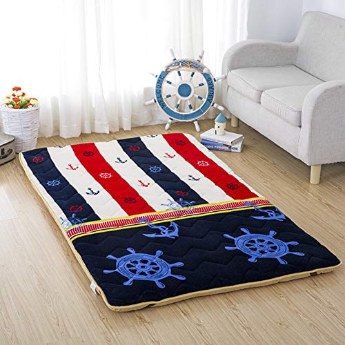 Materassino da pavimento Tatami per dormire, materasso futon giapponese, portatile, pieghevole, per campeggio, lettino per bambini, divano letto, 90 x 200 cm
