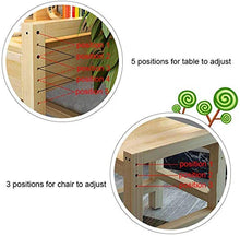 Tavolo da studio per bambini in legno con tavolo da studio regolabile per studenti, libreria, tavolo per la casa, set (colore: vernice Dimensioni: 100 cm) -100 cm_non verniciato
