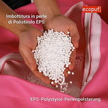 Ecopuf Master Chaise Longue da Esterno - Lettino Sfoderabile in Poliestere con Tasca Laterale