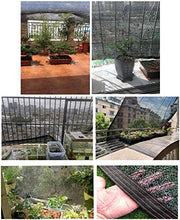LLPEIJIE026 Rete Ombreggiante 80%,Crema Solare,Tenda Parasole Rettangolare,Resistente ai Raggi UV,Traspirante,con Occhielli,per Giardino,Terrazza,Campeggio,Patio,Nero(2x4m/6.6x13.1ft)