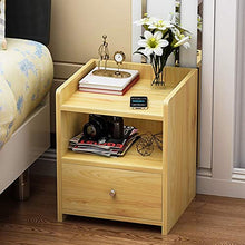 Comodino Legno Comodino impilabile Laterale End Comodino for la casa da Letto Ufficio Universitaria Nightstand Accessori mobili Camera da Letto
