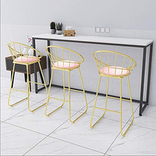 Sgabelli da Bar Moderni, Sgabelli da Bar Velluto, Sgabello Alto Nero, con Seduta Imbottita, Sedile in Cesto di Fiori, per Cucina Ufficio Pub Sala Giochi ECC