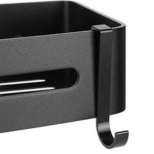 01 Mensola Doccia Comoda Nera Durevole per Bagno, mensola Doccia a Parete, mensola Doccia Resistente, per la casa delle Persone