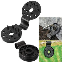 ningxiao586 50pcs Clip di Stoffa a Forma di Ombra Rotonde per Ancoraggio di Stoffa per Tende, trattate con UV, Clip da Giardinaggio per Tende da Giardino per Parasole per Serra