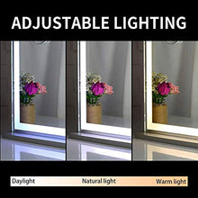 HFFFHA Specchio per Il Trucco con luci retroilluminate a LED Specchio per Trucco Hollywood da Tavolo Illuminato per spogliatoio e Camera da Letto 3 modalità di Colore
