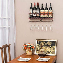 PZW Semplice e Creativo Portabottiglie da Parete in Metallo Arte Del Ferro Scaffale da Parete Scaffale per Vino Retrò Calici Portabicchieri Scaffale Decorativo da PareteC