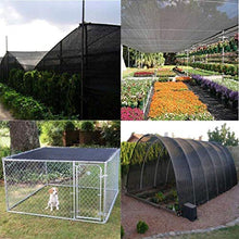 AOHMG 40% Nero Telone Ombreggiante, Riva Taped con Occhielli Frangisole Frangivista Rete Ombreggiante/Ombra, per Pool Pergola Kennel,2x4m/6x12ft