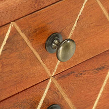 vidaXL Legno Massello di Mango Comodino Tavolino da Notte Armadietto per Letto Mobiletto per Camera da Letto Arredamento 40x30x58 cm