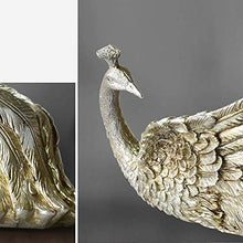 Decorazione Semplice e Creativa Portabottiglie Semplice e Creativa Tavolo Semplice e Creativo Decorazione, Resina Pavone Scultura Soggiorno Armadietto Del Vino Artigianato Ristorante, PZW, Argento