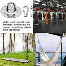 Gancio per Soffitto acciaio inossidabile 2 Pezzi Gancio per Sacco Boxe con la vite Carico Massimo 500 kg per Sospensioni Pesanti Amache Sacchi di Sabbia Yoga Aerea Sedia Sospesa Sacco Boxe