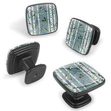 Uccelli invernali 4 PCS Pomelli per Porta, Pomolo per Mobile, Pomelli per Mobili con Viti, Maniglia per Armadietto, Pomelli per Porta, Pomelli per Cassetti per Porta, Armadio, Cassetto e Credenza